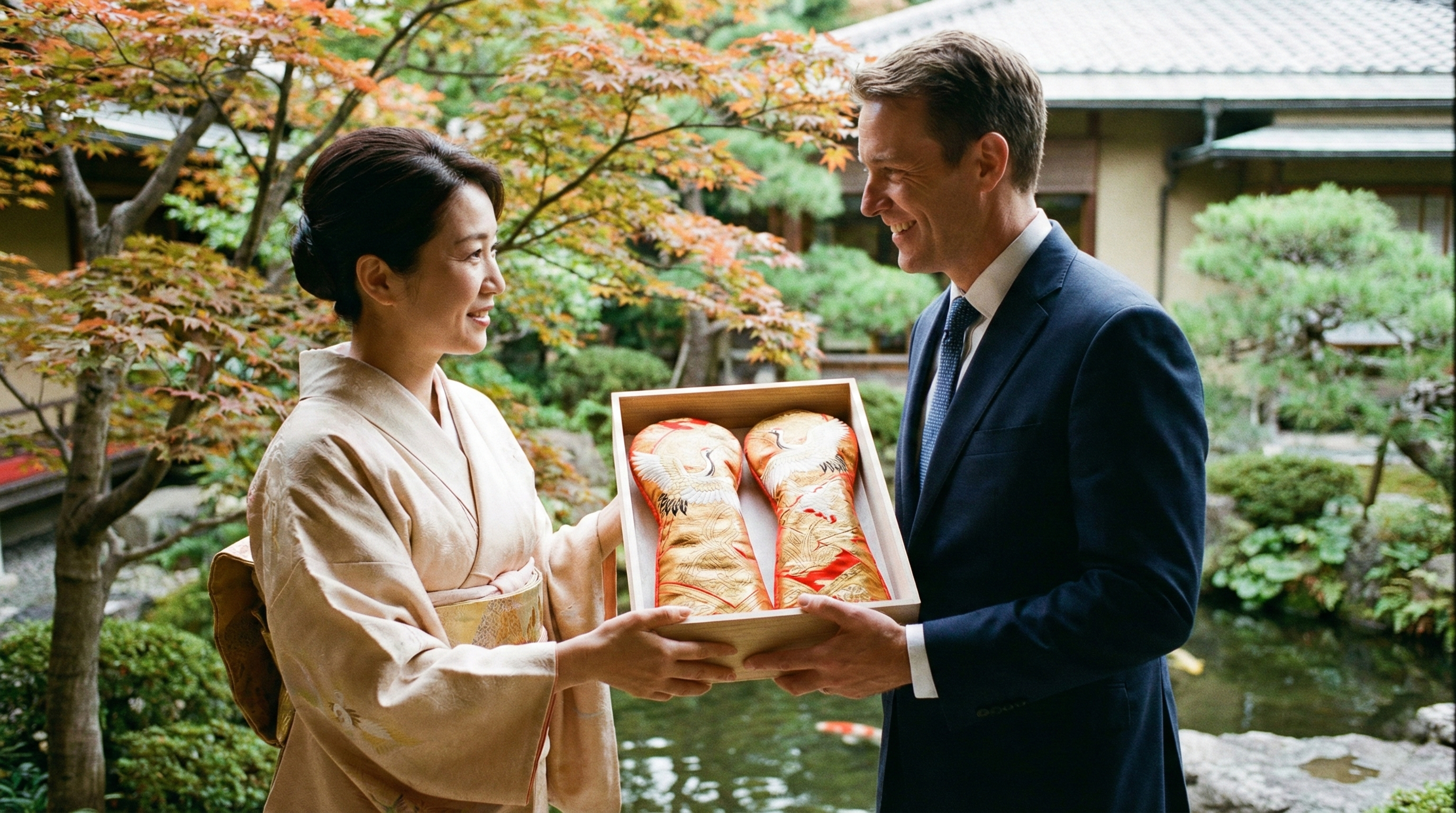 海外ゲストへの手土産に最適。「着物×ゴルフ」が生み出すサプライズと感動を贈ろう
